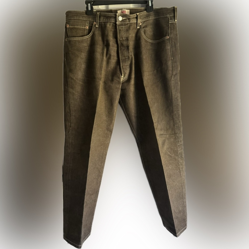 Levi’s Original 501 Straight Leg Button Fly Brown Jeans Men’s Size 40X30